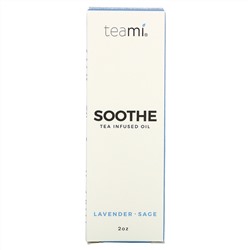 Teami, Soothe, Tea Infused Oil, Lavender Sage, 2 oz