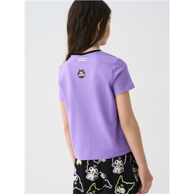 Фуфайка трикотажная для девочек (футболка)