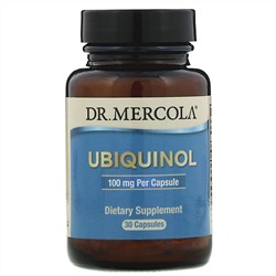 Dr. Mercola, убихинол, 100 мг, 30 капсул