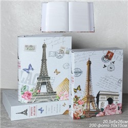 Фотоальбом 200 фото 10х15 Париж / 9354 /уп 36/
