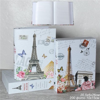 Фотоальбом 200 фото 10х15 Париж / 9354 /уп 36/