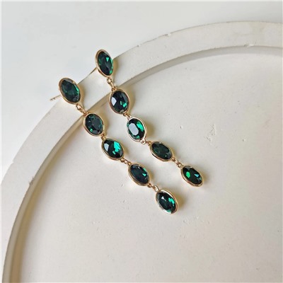 Серьги с кристаллами Swarovski