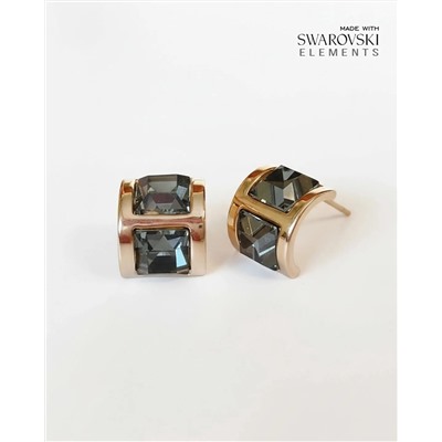 Серьги с кристаллами Swarovski