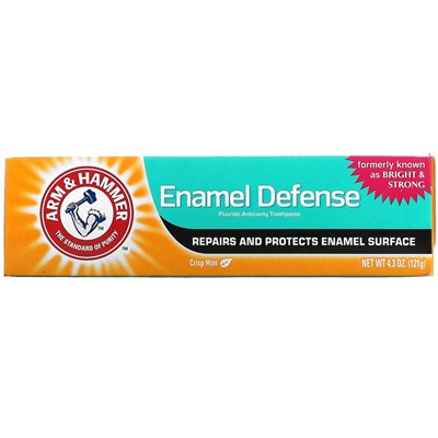 Arm & Hammer, Truly Radiant, зубная паста для защиты эмали, свежая мята, 121 г (4,3 унции)