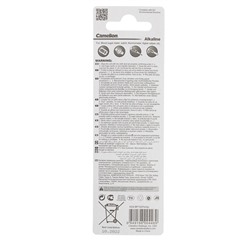 Батарейка алкалиновая Camelion Mercury Free, AG4 (377, LR626)-10BL, 1.5В, блистер, 10 шт.