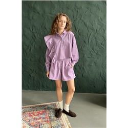 Костюм джинс  DENIM064/02/Лавандовый