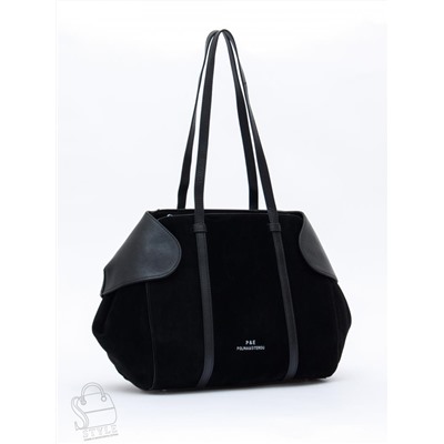 Сумка женская кожаная 2380Y black Polina&Eiterou