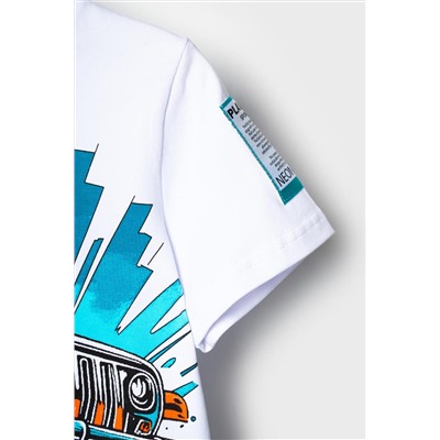 Комплект трикотажный для мальчиков: фуфайка (футболка), брюки PLAYTODAY, 1239623