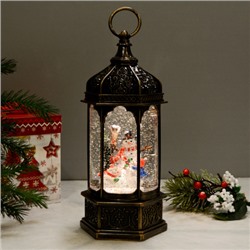 Светильник Новогодний светодиодный 13x11.5x29 см Снеговики / NG206-43 /уп 8/ музыкальный