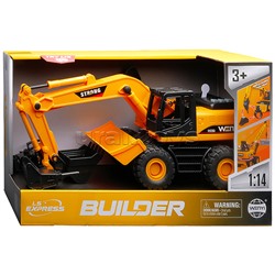 Экскаватор "Многофункциональный" 1:14 (свет, звук) в коробке