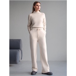 Прямые брюки из пряжи с кашемиром
