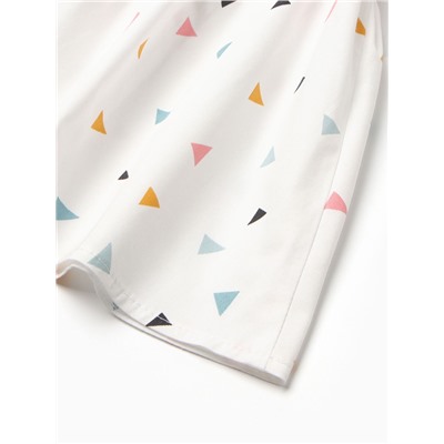 Платье для девочки на запах «Крошка Я», рост 68-74 см, белое