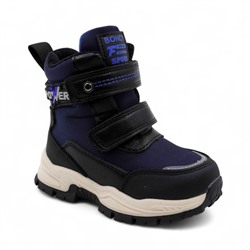 Ботинки мембранные на меху В6672-2 синие