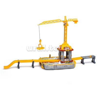 Парковка "Приключения на стройке" (38 предметов) в коробке