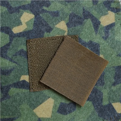 Шапка для бани "Классическая" с принтом "Милитари" , с липучкой под шеврон