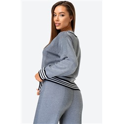 Женский вязаный костюм с брюками Happyfox