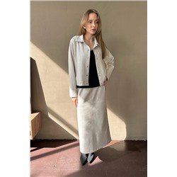 Жакет эко-замша  BASE101/01/Бежевый