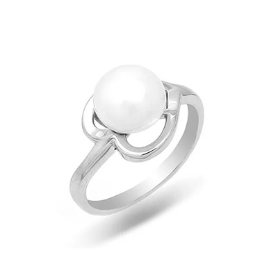 Кольцо из серебра жемчуг, К1534