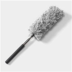 Щётка для удаления пыли, телескопическая ручка 37-81 см, насадка из микрофибры 17 см