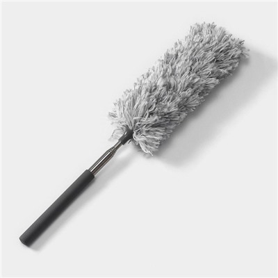 Щётка для удаления пыли, телескопическая ручка 37-81 см, насадка из микрофибры 17 см