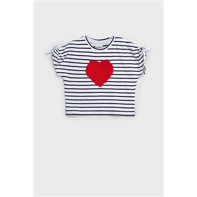 Джемпер трикотажный для девочек (футболка) PLAYTODAY, 1122502