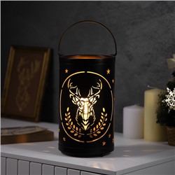 Фигура световая «Величавый олень», 12.3×21 см, 1 LED. батарейки АААх3 (не в компл.), свечение тёплое белое