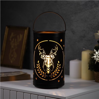 Фигура световая «Величавый олень», 12.3×21 см, 1 LED. батарейки АААх3 (не в компл.), свечение тёплое белое