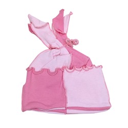 В572 Шапка-узелок для девочки "Арлекино"