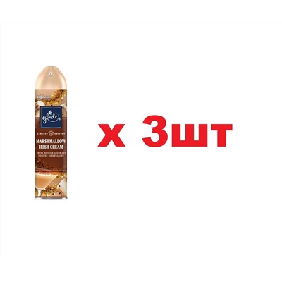 Glade Освежитель воздуха 300мл Ирландский зефирный крем 3шт