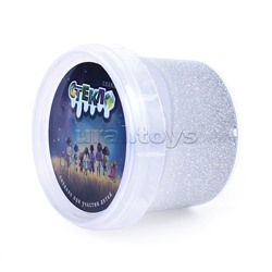 Слайм "Стекло" с серебрянными блестками, 90 гр