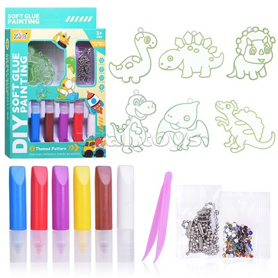 Набор творческая мастерская "Динозаврики" в коробке