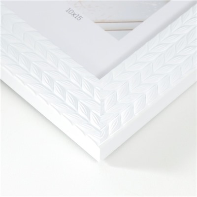 Фоторамка для фото 10×15 см «МИРАМ», пластик, (пластиковый экран)