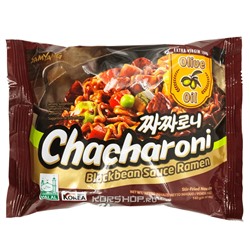 Лапша б/п с соусом из черных соевых бобов (чаджан) Samyang Корея 140 г Акция