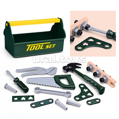 Набор интсрументов "Строитель" в ящике