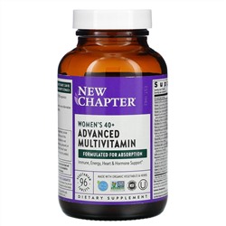 New Chapter, 40+ Women's Advanced Multi, 96 Vegetarian Tablets
