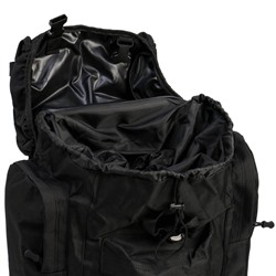 Рюкзак туристический Adventure, 70 л, с карманами, чёрный