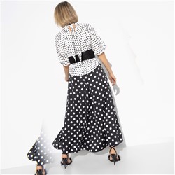 Комплект с юбкой, Восторг очарования (леди, 2 в 1, с поясом)