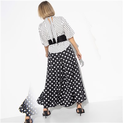 Комплект с юбкой, Восторг очарования (леди, 2 в 1, с поясом)