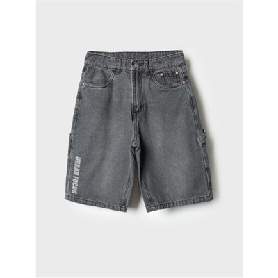 Шорты текстильные джинсовые для мальчиков