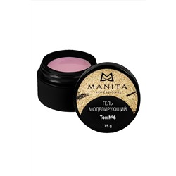 Manita Professional Однофазный моделирующий гель для наращивания №6, 15 г KRISTALLER, 1111957