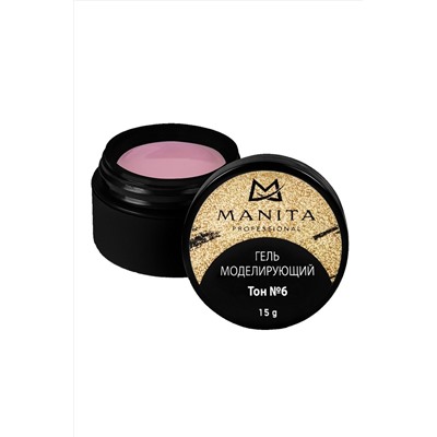Manita Professional Однофазный моделирующий гель для наращивания №6, 15 г KRISTALLER, 1111957