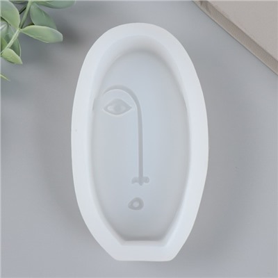 Молд силиконовый «Абстракция - овальное лицо» 11.5×6.6×3.2 см