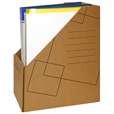 Накопитель вертикальный картон А4 150мм микрогофро-картон RN00150N inФОРМАТ