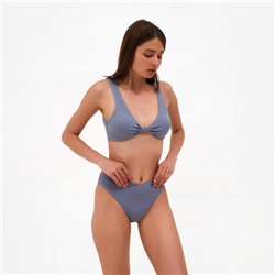 Плавки купальные слипы завышенные женские MINAKU, размер 44, серая