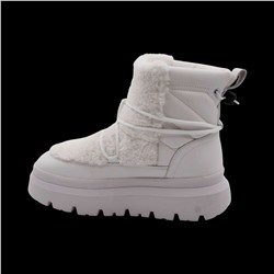 Ботинки на меху F3959-21 белые