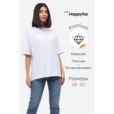 Футболка женская оверсайз Happyfox HF2605