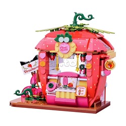 Конструктор "Клубничка" (350 дет.) в коробке