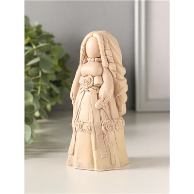 Фигурка - оберег «Берегиня манилка на любовь», 13×5 см, бежевая, с эффектом состаривания