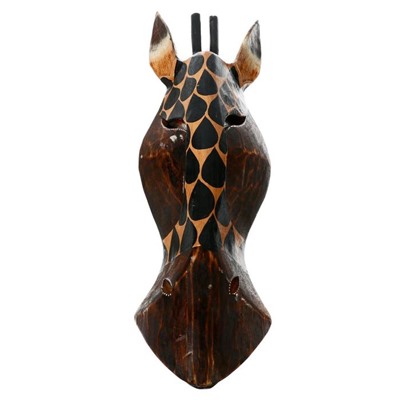 Маска «Жираф», 50×16×7 см, дерево