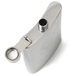 Фляжка «Герб СССР», 240 мл, хром